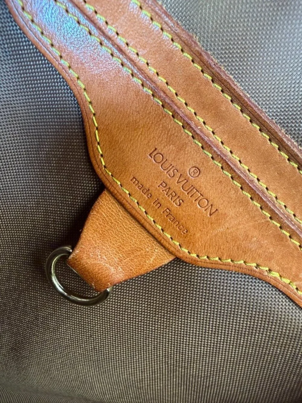 Louis vuitton ellipse bag MM vintage leather classic monogram print brown *read*